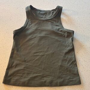 Lululemon Athletica Dark Green Tank Top